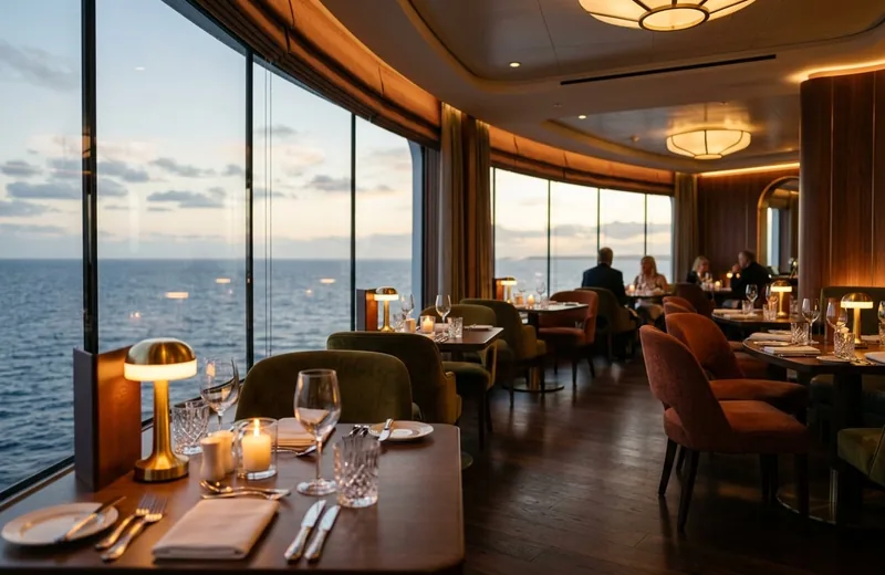 Dining aboard Golden Mango